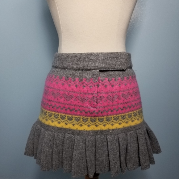 100% supergeelong wool mini skirt - Picture 2 of 4